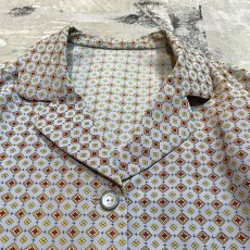 画像8: ALL OVER PATTERN L/S PAJAMA SHIRT / Mens M (8)