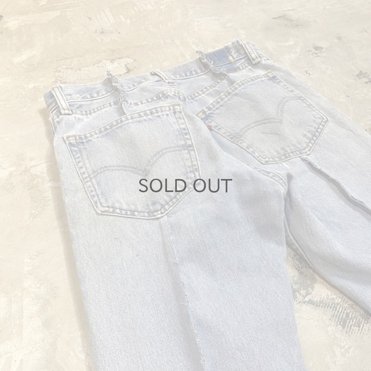 画像9: 【Wiz&Witch】FLARE CUT DENIM PANTS / W31 (9)