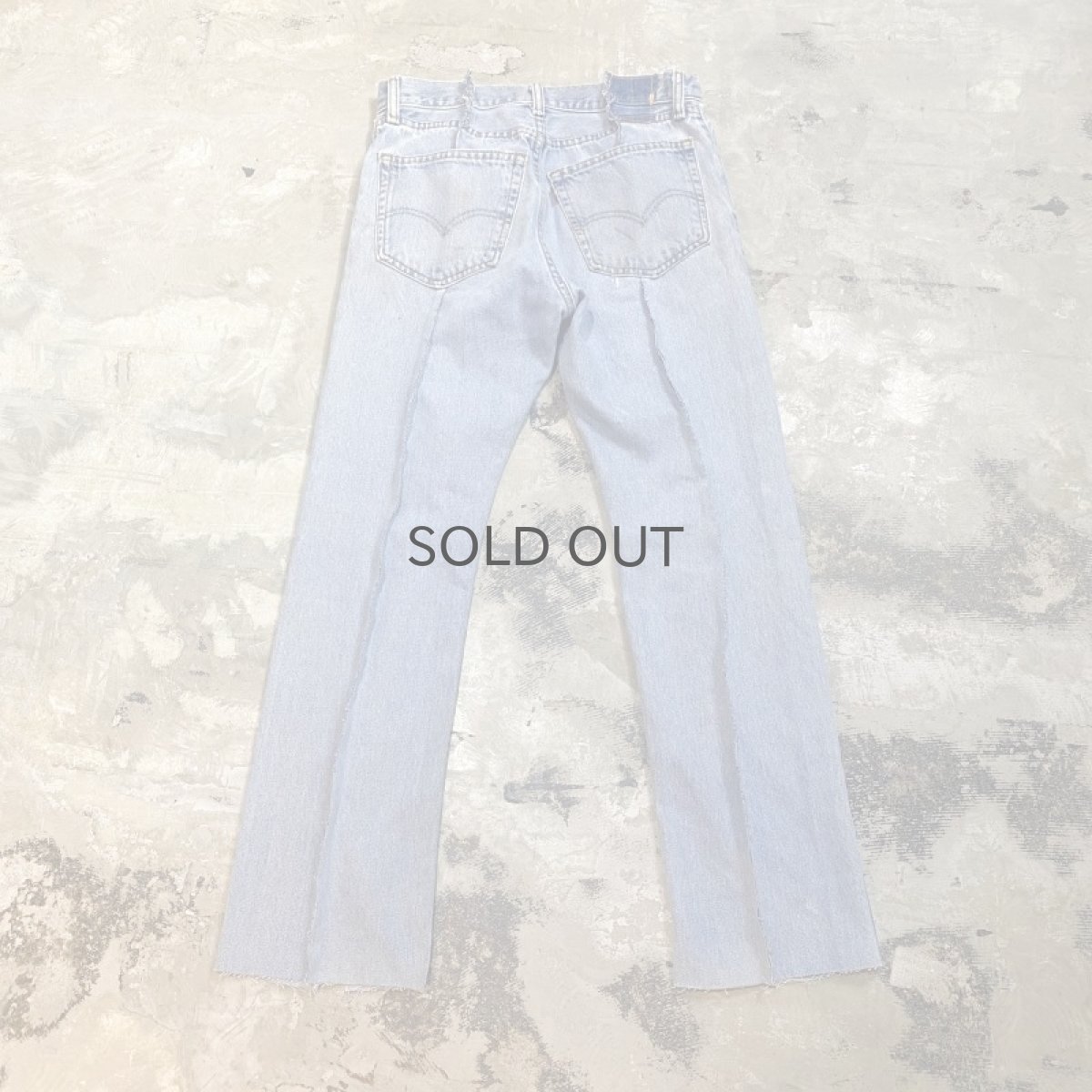 画像2: 【Wiz&Witch】FLARE CUT DENIM PANTS / W31 (2)