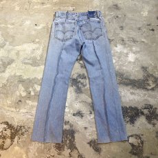 画像2: 【Wiz&Witch】FLARE CUT DENIM PANTS / W31 (2)
