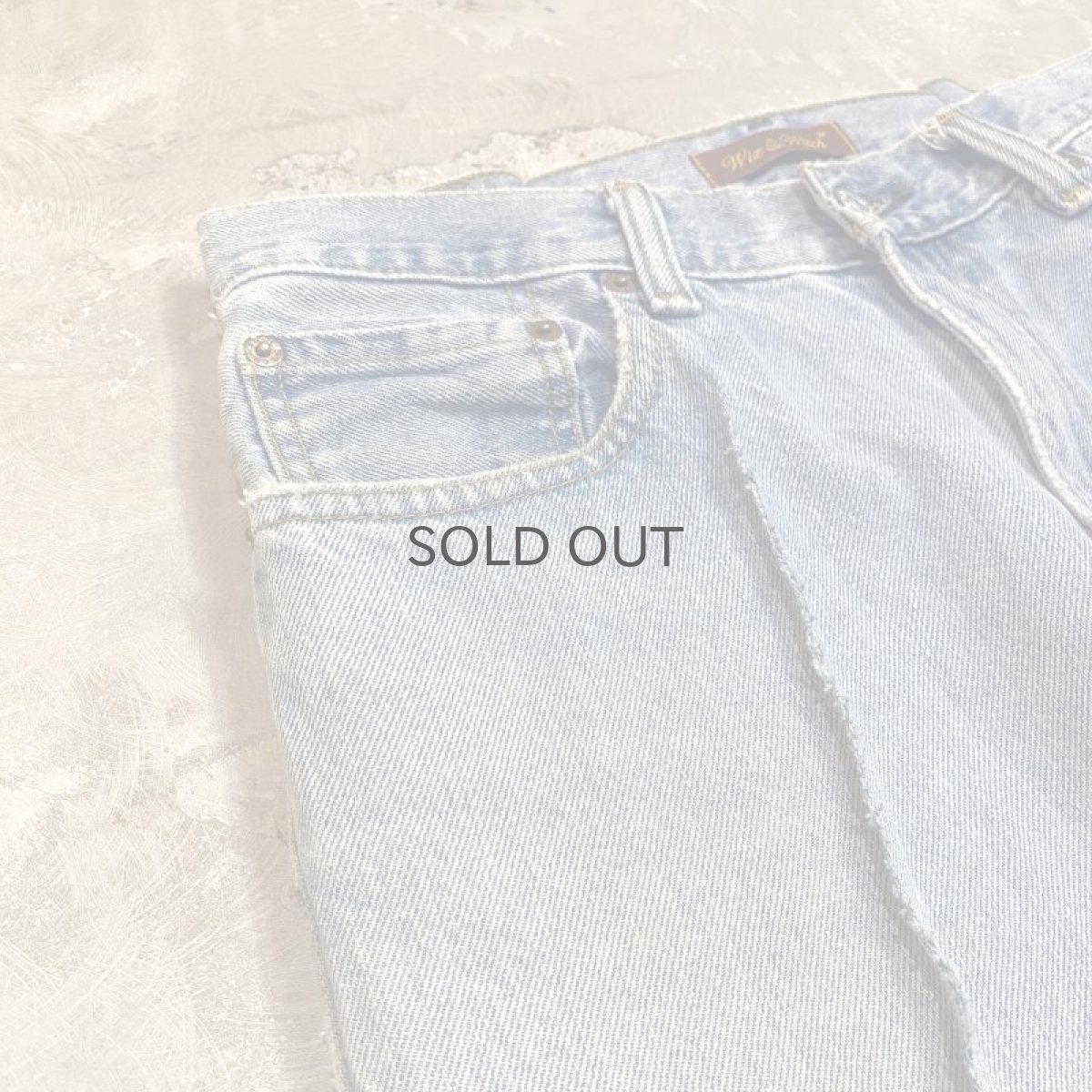 画像3: 【Wiz&Witch】FLARE CUT DENIM PANTS / W31 (3)