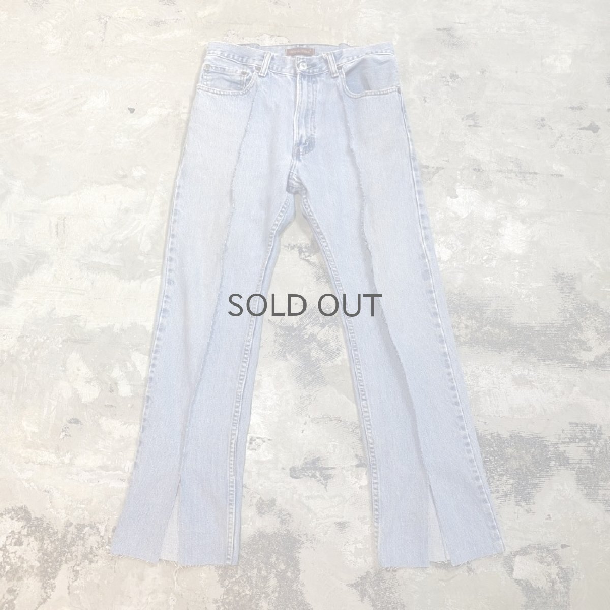 画像1: 【Wiz&Witch】FLARE CUT DENIM PANTS / W31 (1)