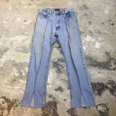 画像1: 【Wiz&Witch】FLARE CUT DENIM PANTS / W31 (1)