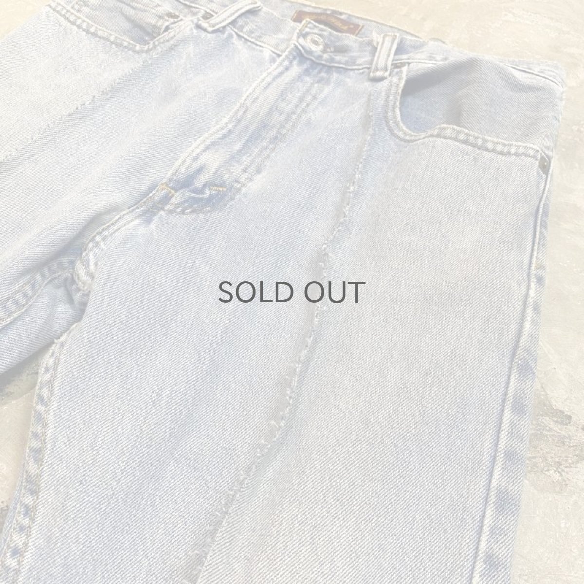 画像4: 【Wiz&Witch】FLARE CUT DENIM PANTS / W31 (4)