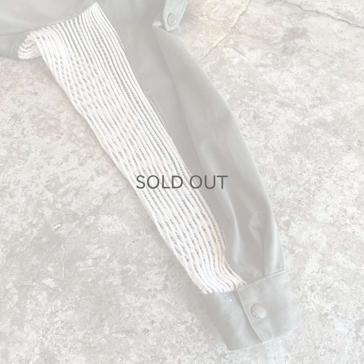 画像7: 【Wiz&Witch】"WANDERER" FRANCE MILITARY MESH SLEEVE SHORT JACKET / OS (7)