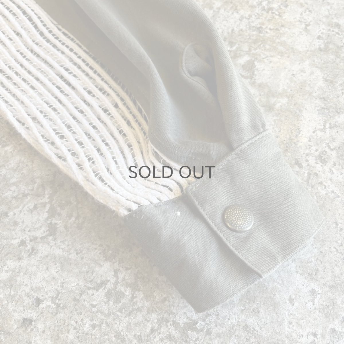 画像6: 【Wiz&Witch】"WANDERER" FRANCE MILITARY MESH SLEEVE SHORT JACKET / OS (6)