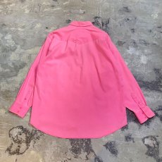 画像2: 90's PINK COLOR WESTERN L/S SHIRT / Mens XL / MADE IN USA (2)