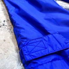 画像7: 【adidas】BLUE COLOR SIDE LINE NYLON PANTS / W26~ (7)