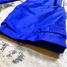 画像8: 【adidas】BLUE COLOR SIDE LINE NYLON PANTS / W26~ (8)