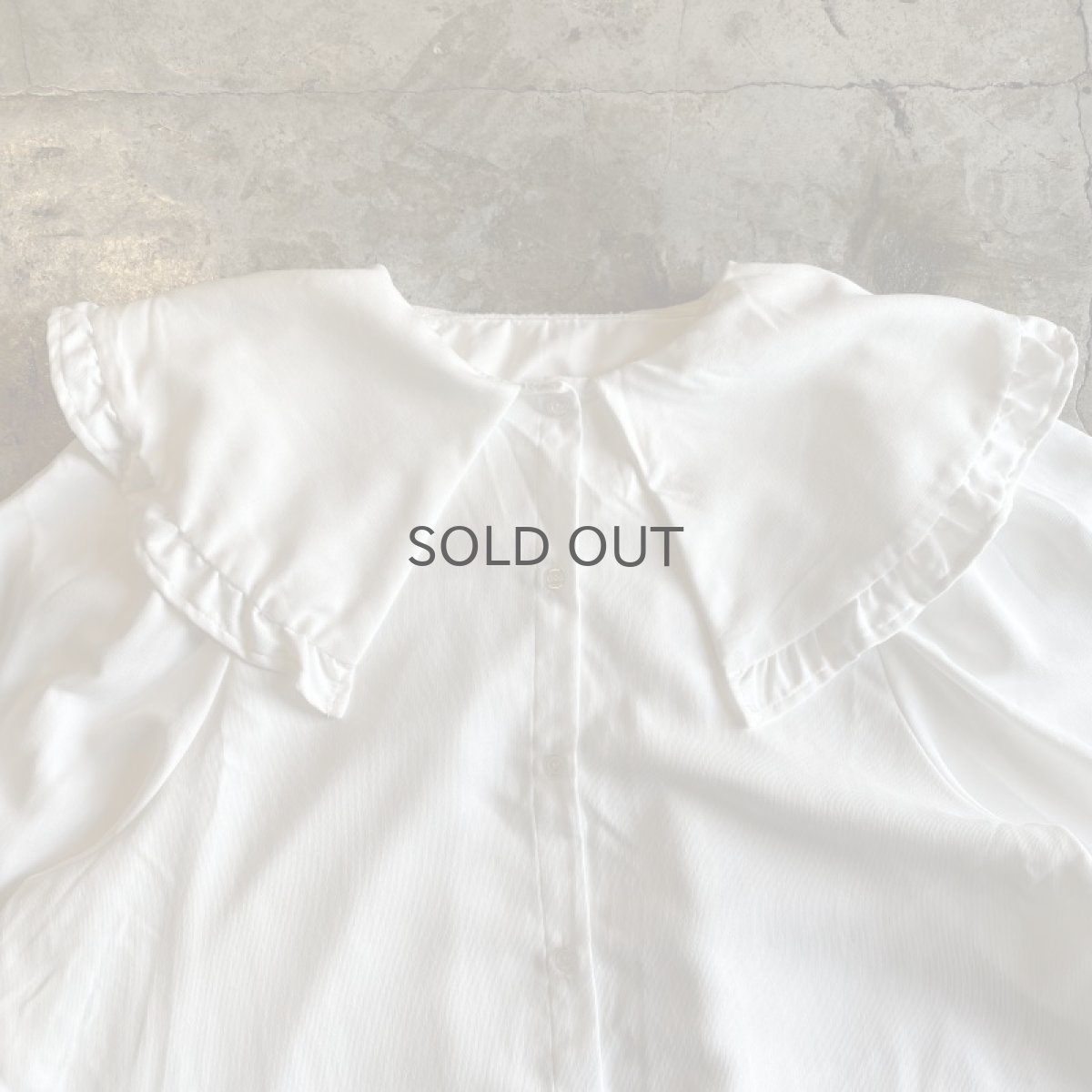 画像5: BIG COLLAR DESIGN L/S BLOUSE / Ladies M (5)