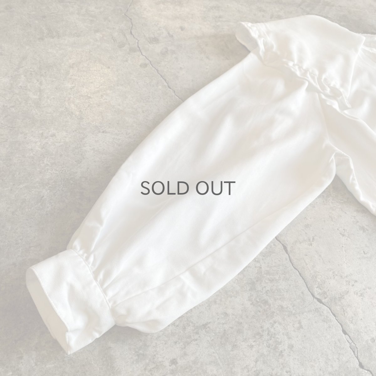 画像6: BIG COLLAR DESIGN L/S BLOUSE / Ladies M (6)