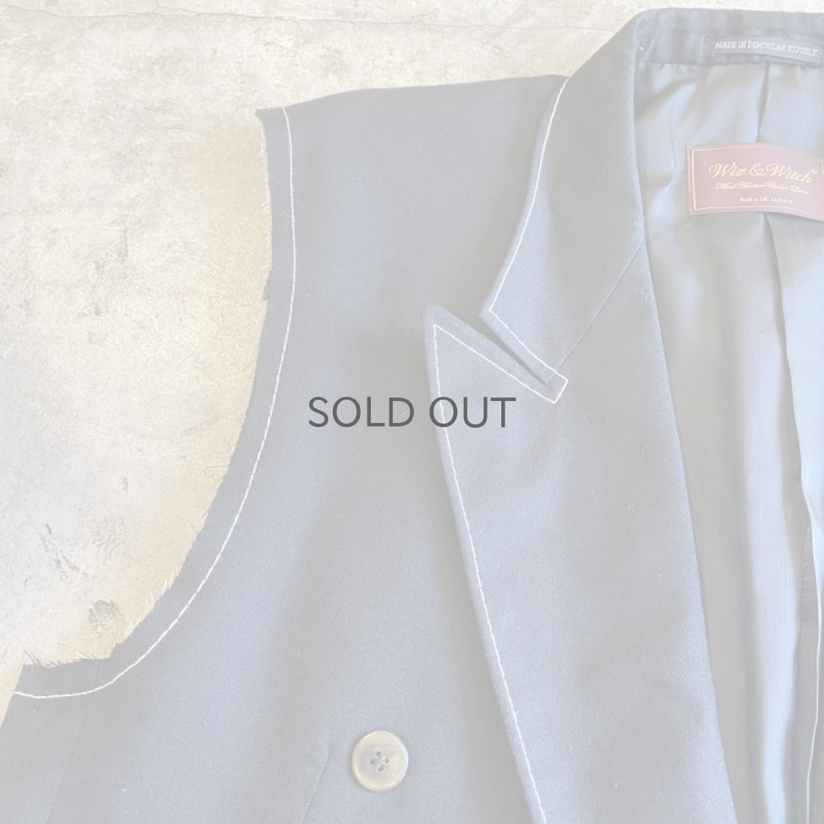 画像5: 【Wiz&Witch】"OUT STITCH" DOUBLE TAYLAR SHORT VEST  / OS (5)