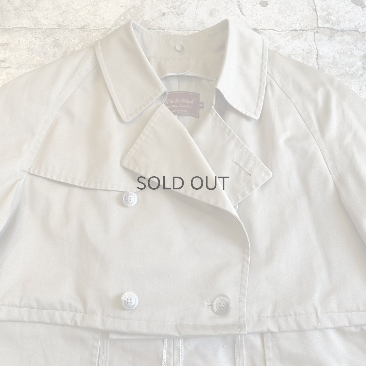 画像5: 【Wiz&Witch】"THE U.K" SHORT TRENCH JACKET / OS (5)