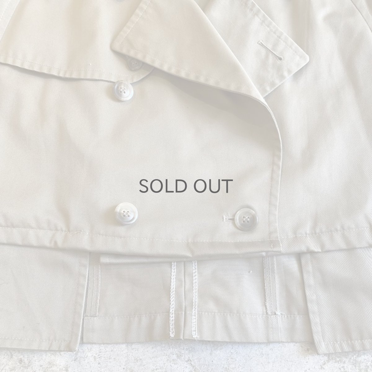 画像6: 【Wiz&Witch】"THE U.K" SHORT TRENCH JACKET / OS (6)