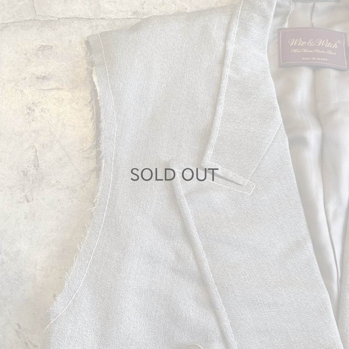 画像5: 【Wiz&Witch】"OUT STITCH" DOUBLE TAYLAR SHORT VEST  / OS (5)