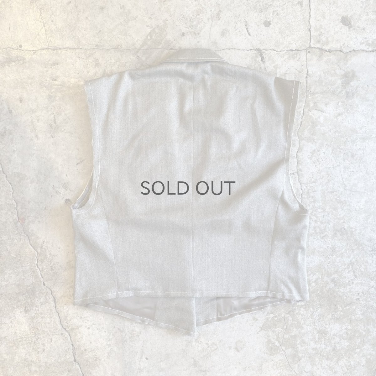 画像2: 【Wiz&Witch】"OUT STITCH" DOUBLE TAYLAR SHORT VEST  / OS (2)