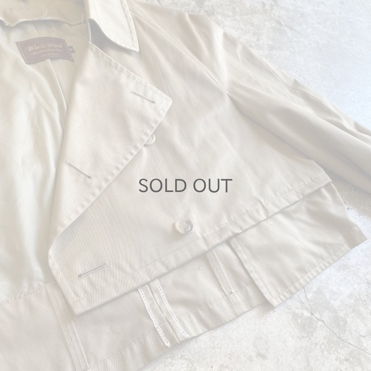 画像8: 【Wiz&Witch】"THE U.K" SHORT TRENCH JACKET / OS (8)