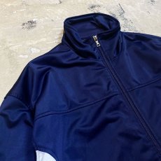 画像3: NAVY COLOR LINE DESIGN TRACK JACKET / Mens XL (3)