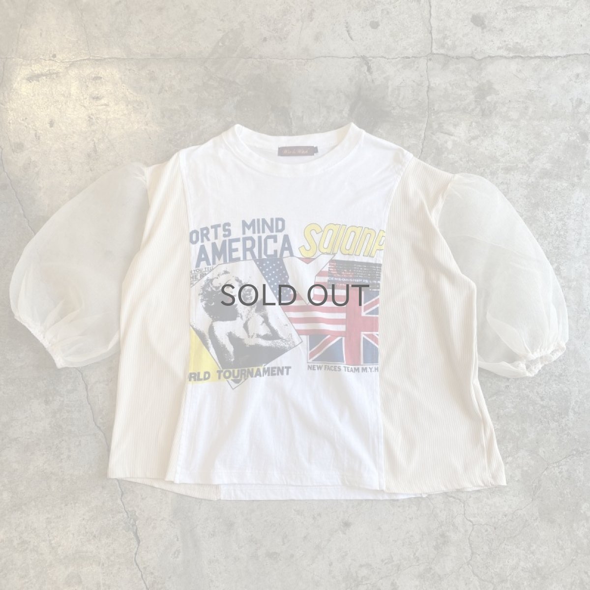 画像1: 【Wiz&Witch】"UNITED" FUTURE ROCK TEE / OS (1)