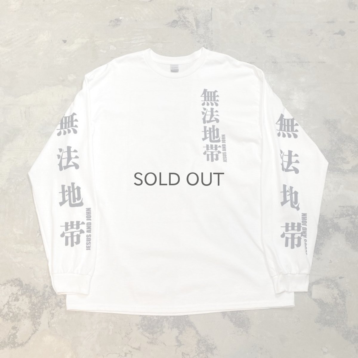 画像1: 【JESUS AND JOHN】"無法地帯" L/S T-SHIRTS / XL (1)