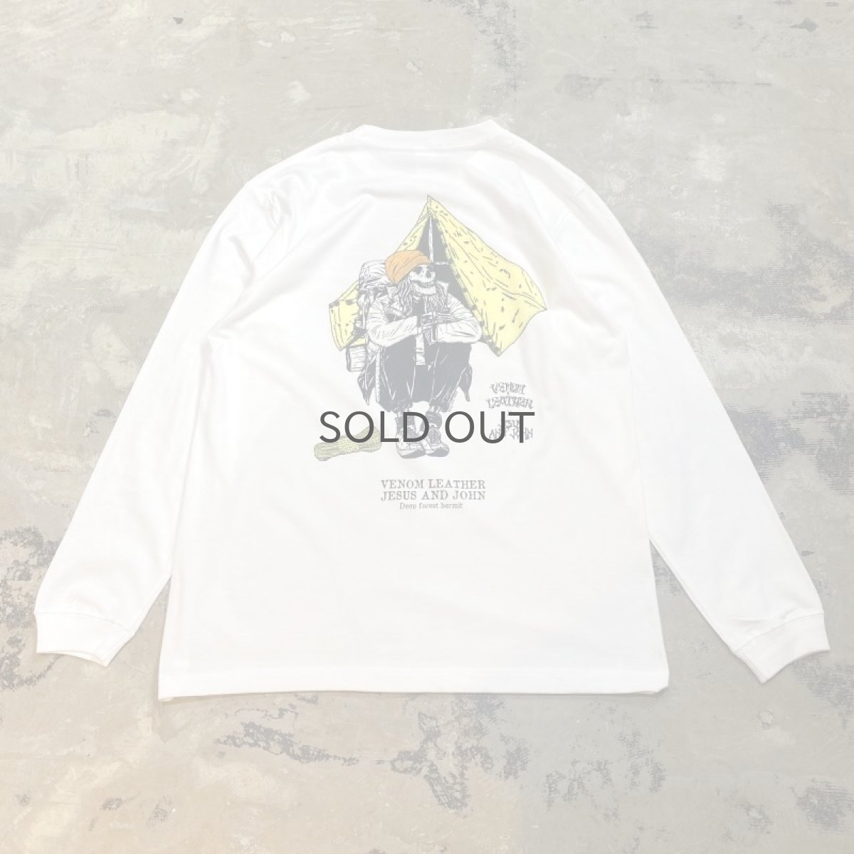 画像1: 【VENOM LEATHER × JESUS AND JOHN】DEEP FOREST HERMIT L/S T-SHIRTS / M~XXL (1)