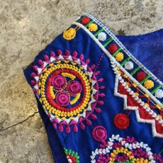 画像10: ALL OVER COLOR NATIVE EMBROIDERY PATTERN VEST / Ladies M  (10)