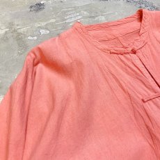 画像3: PINK COLOR CHINA S/S SHIRT / Mens M (3)