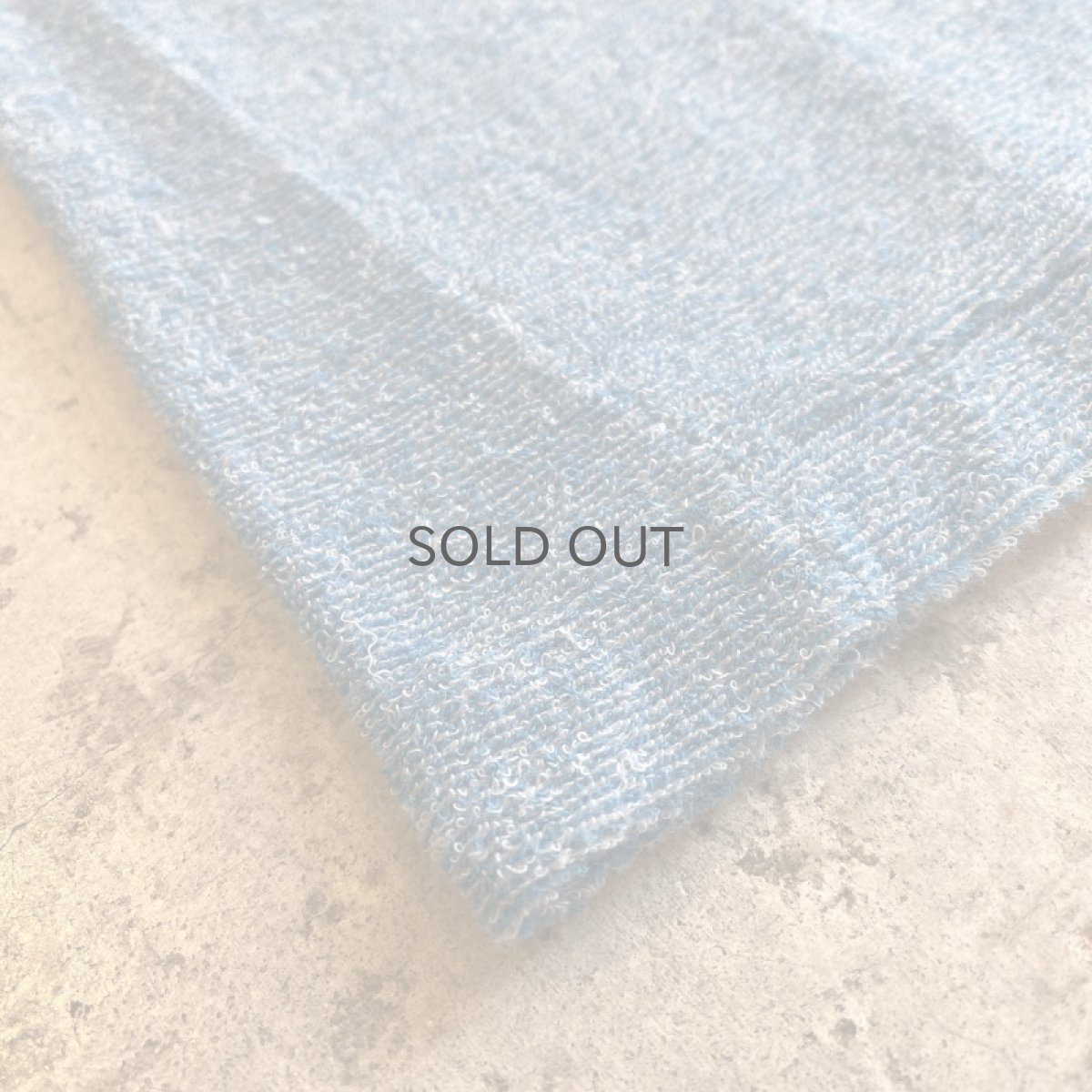 画像3: BLUE COLOR TOWELING DESIGN S/S TEE  / Ladies L  (3)