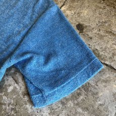 画像6: BLUE COLOR TOWELING DESIGN S/S TEE  / Ladies L  (6)