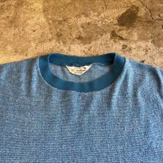 画像7: BLUE COLOR TOWELING DESIGN S/S TEE  / Ladies L  (7)