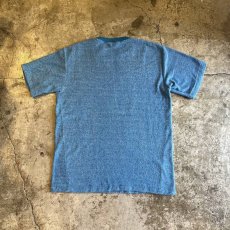 画像2: BLUE COLOR TOWELING DESIGN S/S TEE  / Ladies L  (2)