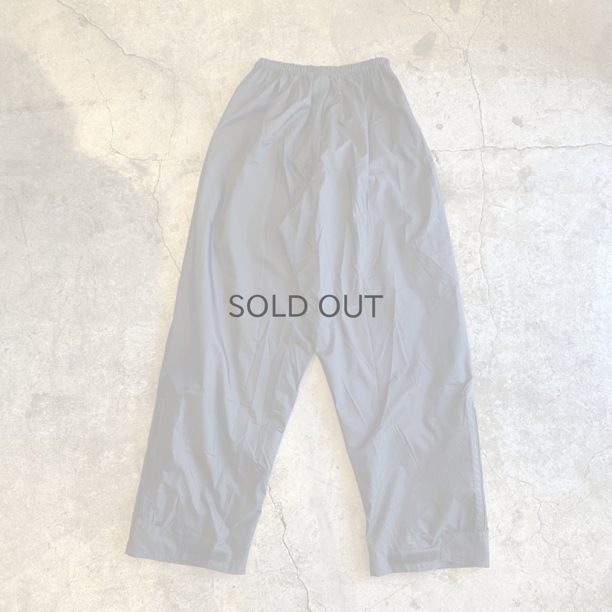 画像2: BLACK COLOR NYLON DESIGN PANTS / ~W30 (2)