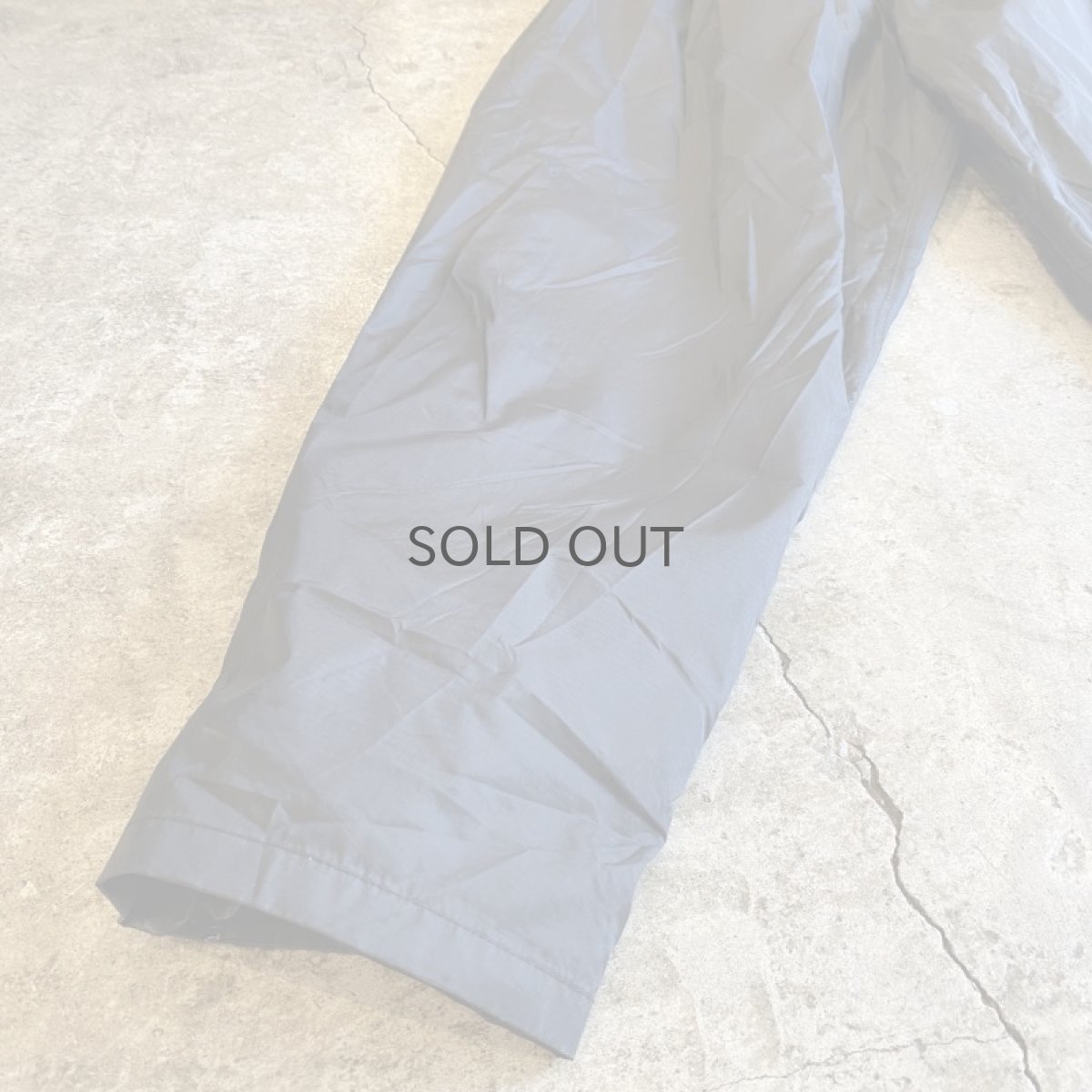 画像6: BLACK COLOR NYLON DESIGN PANTS / ~W30 (6)