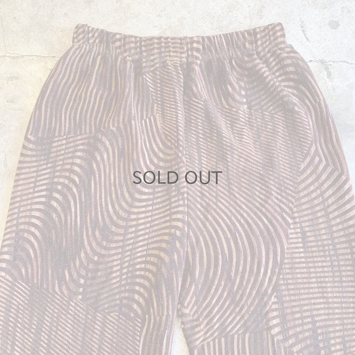 画像8: ALL OVER PATTERN GLITTER DESIGN TAPERED PANTS / W25~W31 (8)