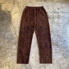 画像2: ALL OVER PATTERN GLITTER DESIGN TAPERED PANTS / W25~W31 (2)