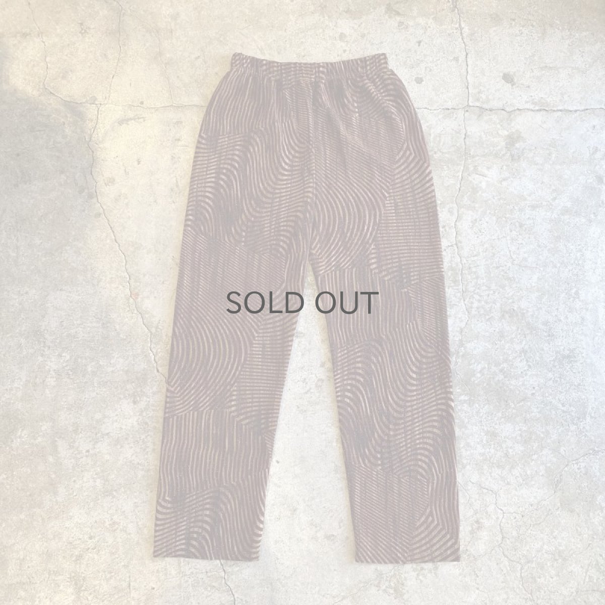 画像1: ALL OVER PATTERN GLITTER DESIGN TAPERED PANTS / W25~W31 (1)