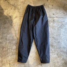 画像1: BLACK COLOR NYLON DESIGN PANTS / ~W30 (1)