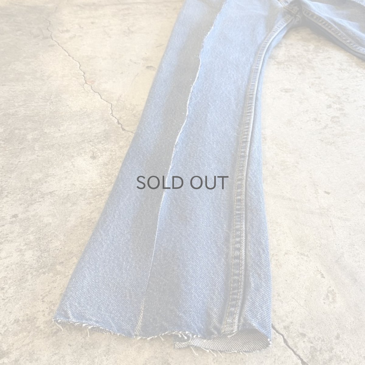 画像5: 【Wiz&Witch】FLARE CUT DENIM PANTS / W29 (5)