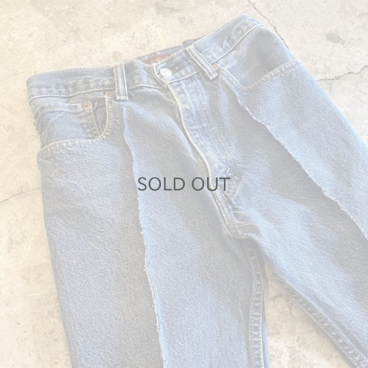 画像3: 【Wiz&Witch】FLARE CUT DENIM PANTS / W29 (3)