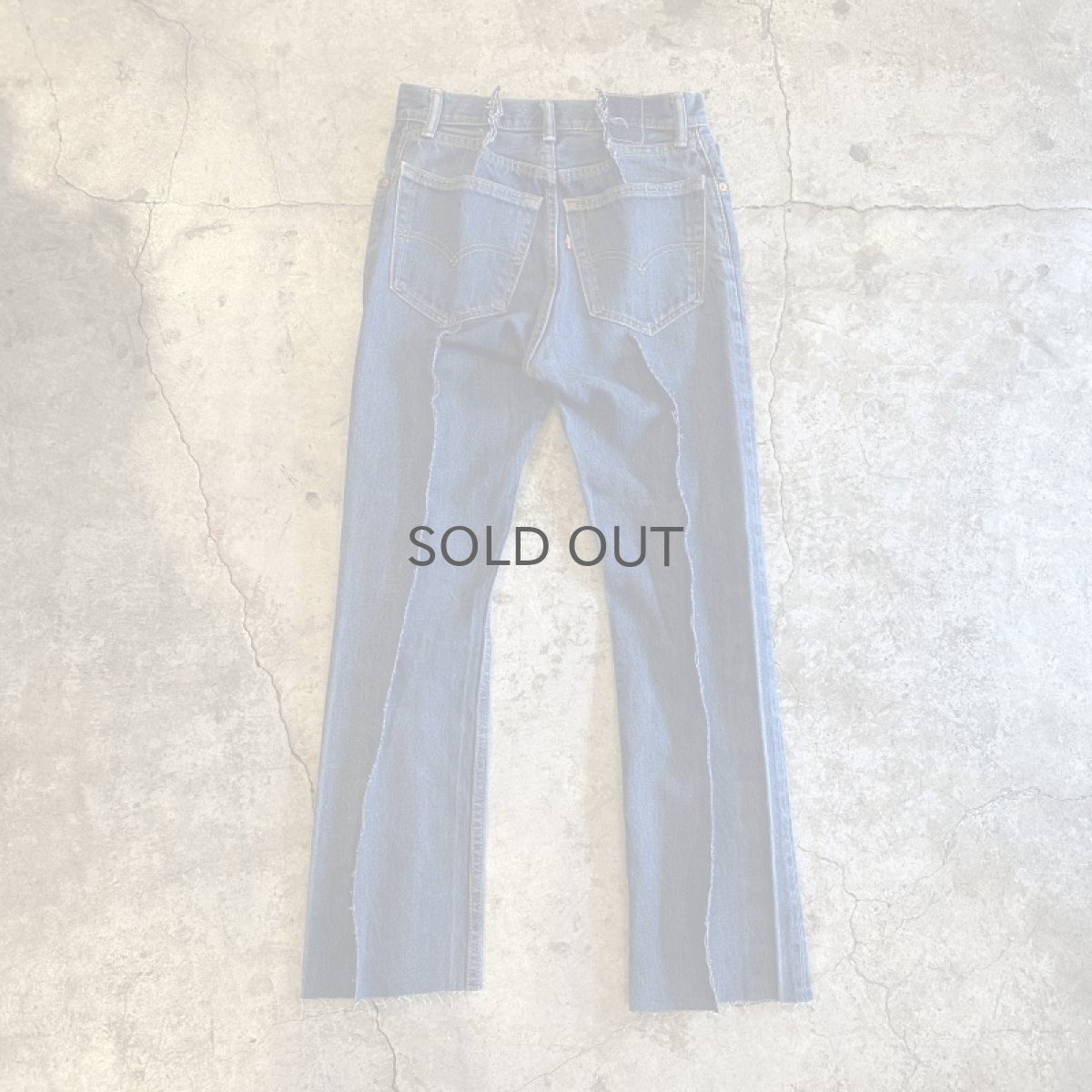 画像2: 【Wiz&Witch】FLARE CUT DENIM PANTS / W29 (2)