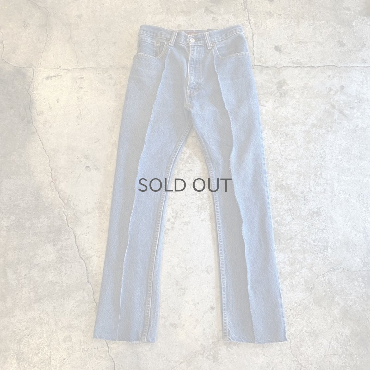 画像1: 【Wiz&Witch】FLARE CUT DENIM PANTS / W29 (1)
