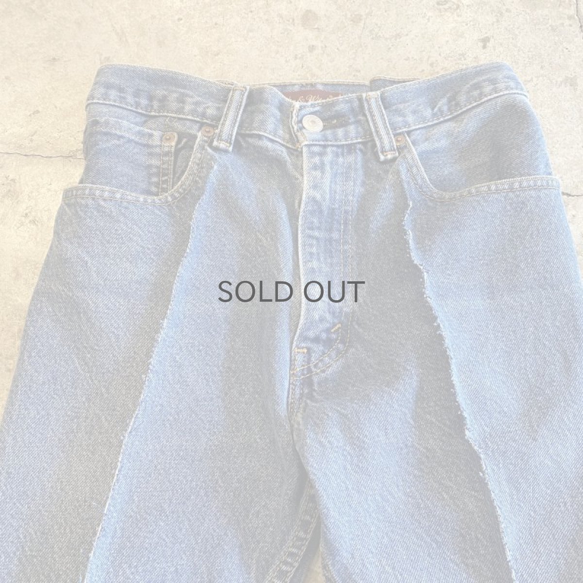 画像6: 【Wiz&Witch】FLARE CUT DENIM PANTS / W29 (6)