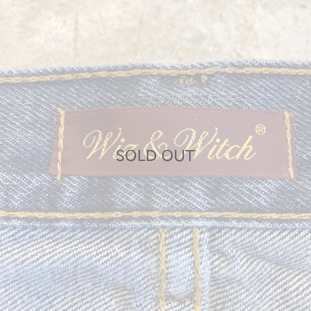画像12: 【Wiz&Witch】FLARE CUT DENIM PANTS / W29 (12)