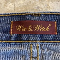 画像12: 【Wiz&Witch】FLARE CUT DENIM PANTS / W29 (12)