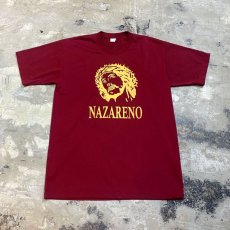 画像1: "NAZARENO" PRINTED COLOR S/S TEE / Mens XL(M~L) (1)