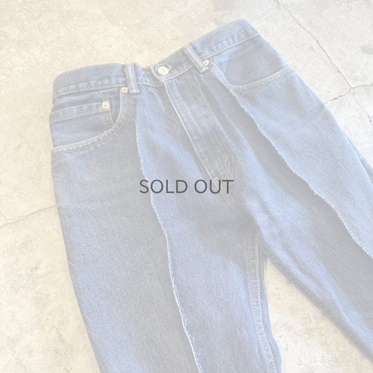 画像3: 【Wiz&Witch】FLARE CUT DENIM PANTS / W29 (3)
