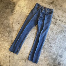 画像4: 【Wiz&Witch】FLARE CUT DENIM PANTS / W29 (4)