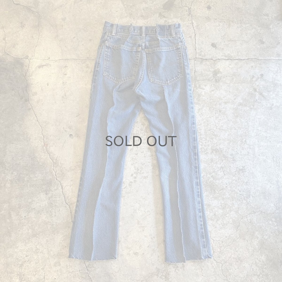 画像2: 【Wiz&Witch】FLARE CUT DENIM PANTS / W29 (2)