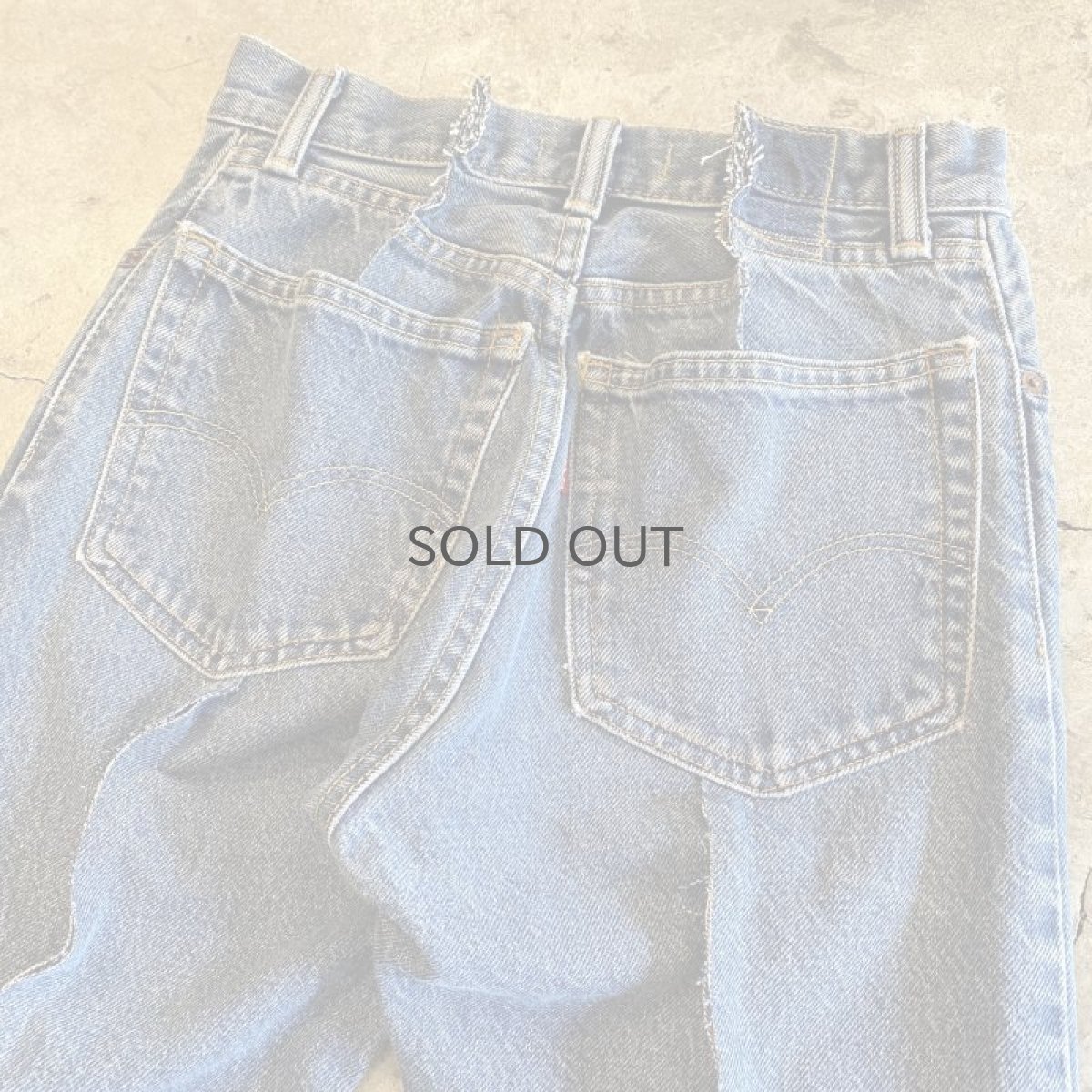 画像9: 【Wiz&Witch】FLARE CUT DENIM PANTS / W29 (9)