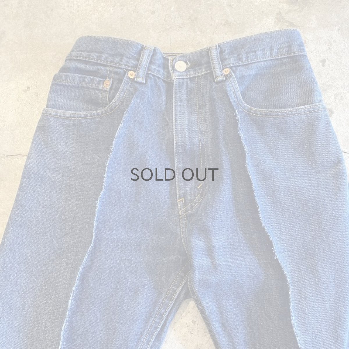 画像6: 【Wiz&Witch】FLARE CUT DENIM PANTS / W29 (6)